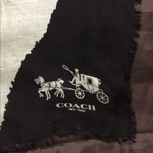 Zebra Coach scarf. Perfect condition. Never worn.